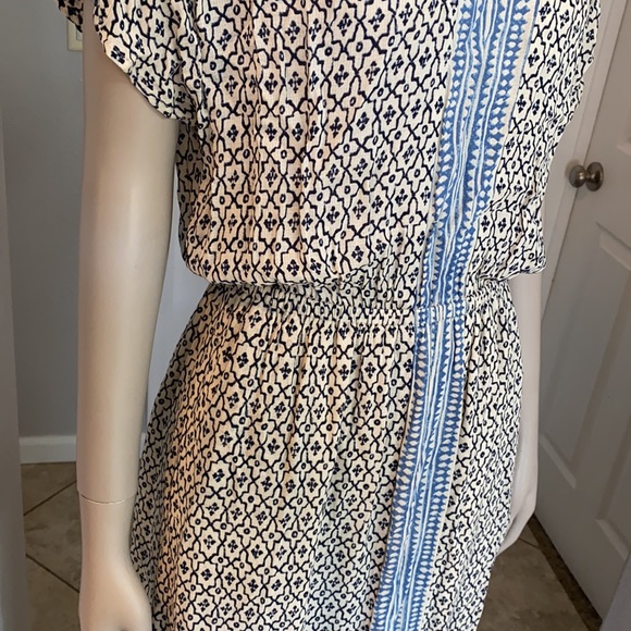 Lucky Brand Turkish Scarf boho print short sleeve maxi dress, XS NWOT - Picture 8 of 12